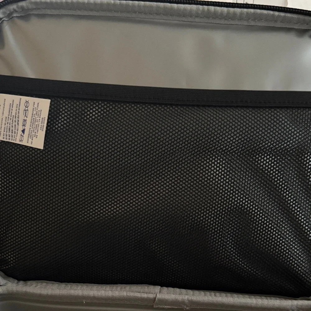 Champion Black and white w/gold logo lunch box